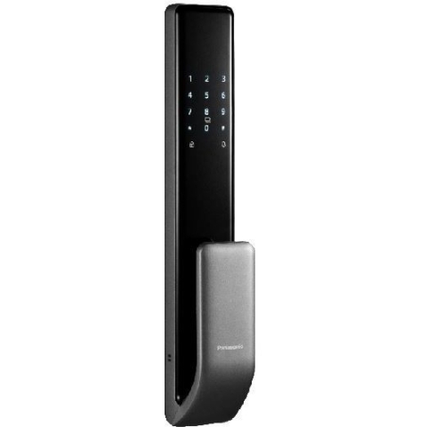 Panasonic 樂聲 EMR4112G-HK 推拉式把手智能電子門鎖 (灰色)